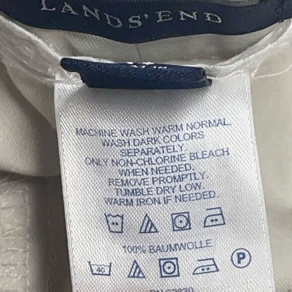 Lands End Fit 1 Khaki Wide Leg Pants - Picture 9 of 9